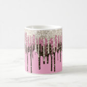 Mug Parties scintillant de crème glacée au chocolat ro (Centre)