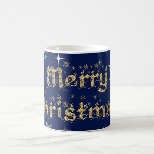 Mug Parties scintillant de Noël simple et élégante (Centre)