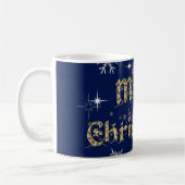 Mug Parties scintillant de Noël simple et élégante (Gauche)