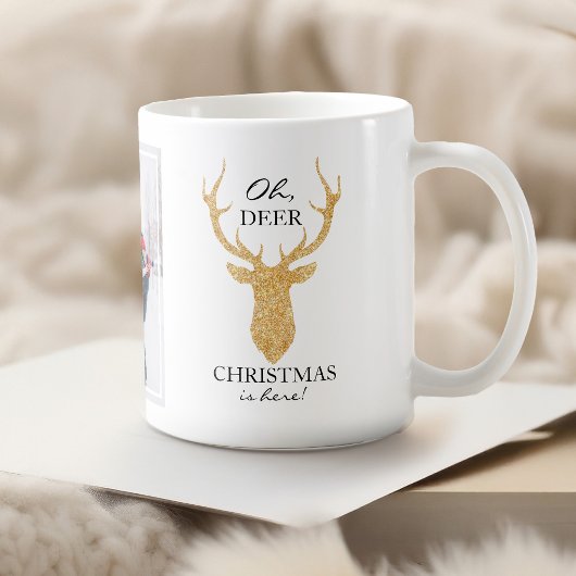 Mug Parties scintillant Deer Oh Deer Noël est ici