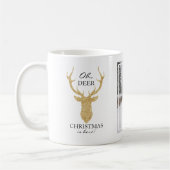 Mug Parties scintillant Deer Oh Deer Noël est ici (Gauche)