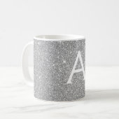 Mug Parties scintillant d'étincelle en argent de luxe  (Devant gauche)
