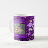Mug Parties scintillant Diamond Dreams Purple Faux (Devant gauche)