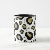 Mug Parties scintillant d'or blanc et Cheetah léopard  (Centre)