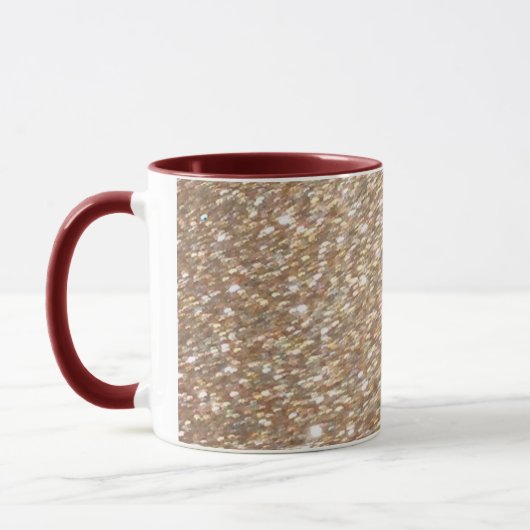 Mug Parties scintillant d'or Glamor Party Festive Lumi (Gauche)