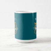 Mug Parties scintillant d'or Script 50 et fabuleux sur (Centre)