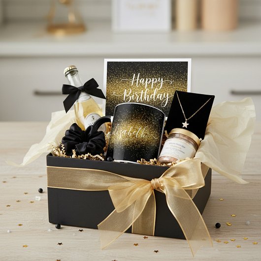 Mug Parties scintillant dorée personnalisée classique