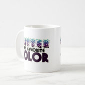 Mug Parties scintillant est ma couleur préférée (Devant gauche)