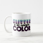 Mug Parties scintillant est ma couleur préférée (Gauche)