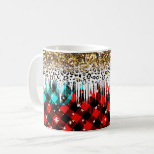 Mug Parties scintillant et Motif plat avec flocon de n