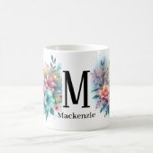 Mug Parties scintillant étincelante Élégant Monogramme (Centre)