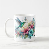 Mug Parties scintillant étincelante Élégant Monogramme (Gauche)