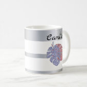 Mug Parties scintillant exotique tropicale brillante m (Devant droit)