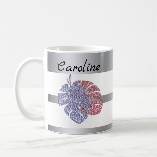 Mug Parties scintillant exotique tropicale brillante m (Gauche)