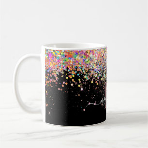 Mug Parties scintillant holographique fillette et mono