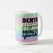 Mug Parties scintillant hygiéniste dentaire Sparkle Bl (Devant droit)
