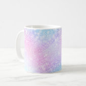 Mug Parties scintillant Iridescente Magique Éclat rose (Devant gauche)