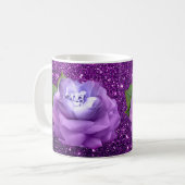 Mug Parties scintillant Lavender Diamond Rose Purple F (Devant gauche)