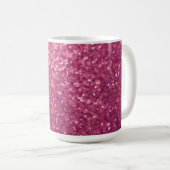 Mug Parties scintillant Luxe Glam rose (Devant droit)