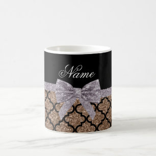 Mug parties scintillant marron marocain