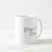 Mug Parties scintillant neige Solstice hiver Date pers (Devant droit)