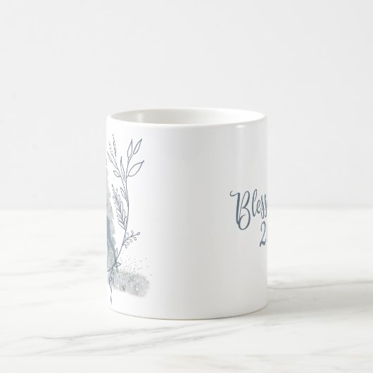 Mug Parties scintillant neige Solstice hiver Date pers (Centre)