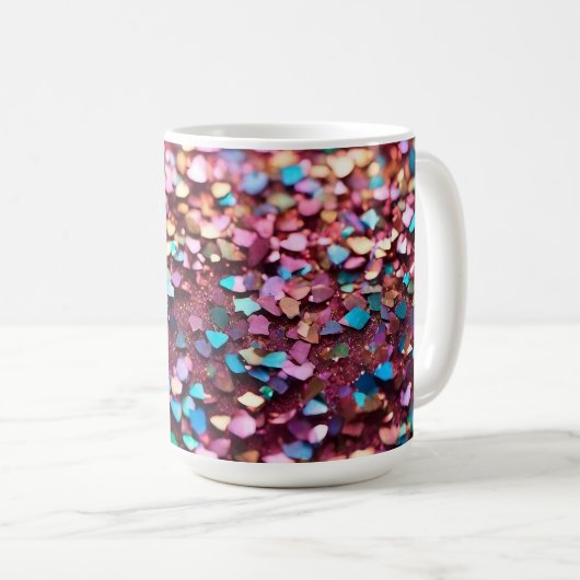 Mug Parties scintillant Opal Collection holographique  (Devant droit)