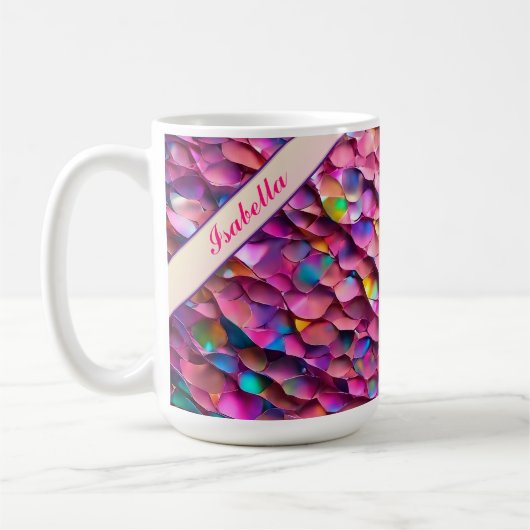 Mug Parties scintillant Opal Holographique Collection  (Gauche)