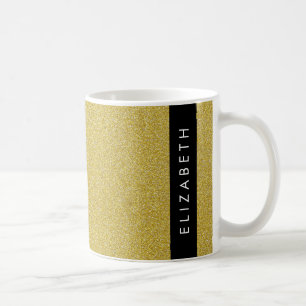 Mug Parties scintillant Or, Arrière - plan Parties sci
