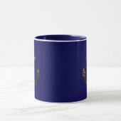 Mug Parties scintillant or faux brillant Ancre bleu ma (Centre)