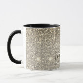 Mug Parties scintillant Or moderne étincelles Nom pers (Gauche)