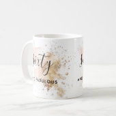 Mug Parties scintillant Or Rose 60 Et Fabuleux 60E Ann (Devant gauche)