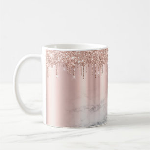 Mug Parties scintillant or Rose branchée Drivers Chic 