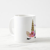 Mug Parties scintillant or Unicorn Horn Girls Glam Per (Devant gauche)
