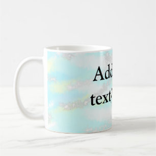 Mug Parties scintillant pastel simple coloré ajouter v