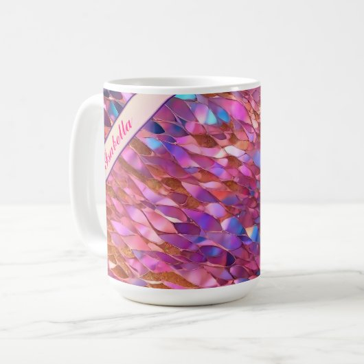 Mug Parties scintillant Populaire Opal Holographic Col (Devant gauche)