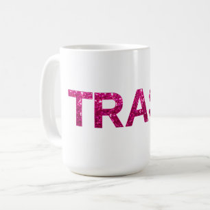Mug Parties scintillant rose-chaud