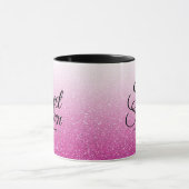 Mug Parties scintillant rose chaud brillant ombre Swee (Centre)