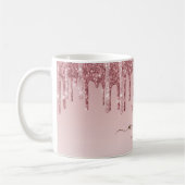 Mug Parties scintillant rose chic Monogramme OtterBox  (Gauche)
