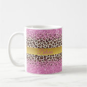 Mug Parties scintillant rose et Musique d'or (Gauche)