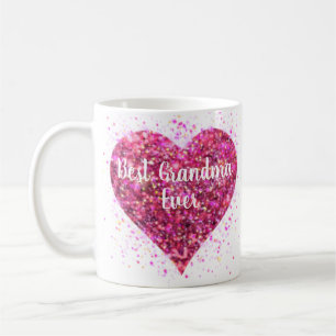 Mug Parties scintillant rose étincelle coeur meilleur