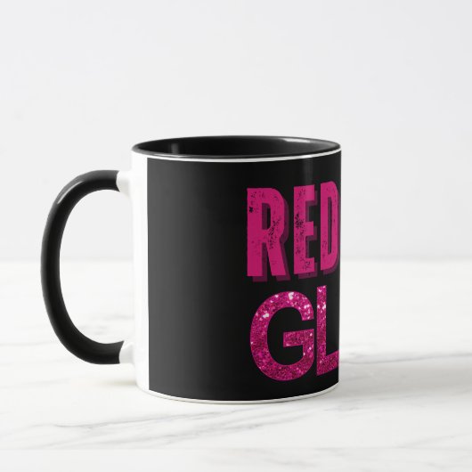 Mug Parties scintillant rose glam (Gauche)
