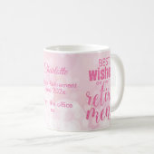 Mug Parties scintillant rose Glamour désir de retraite (Devant droit)