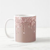 Mug Parties scintillant rose Gold Blush Éclairage Déch (Gauche)