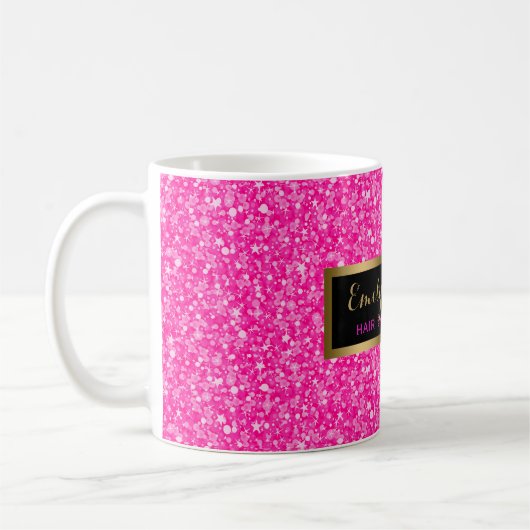 Mug Parties scintillant rose Gold Frame (Gauche)