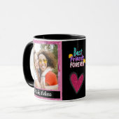 Mug Parties scintillant rose Meilleur Ami Forever Phot (Devant gauche)
