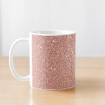 Mug Parties scintillant rose rose or-Blush et étincell<br><div class="desc">Blush Pink - Rose Gold Faux Parties scintillant et Sparkle fait le cadeau parfait pour son anniversaire ou occasion spéciale.</div>