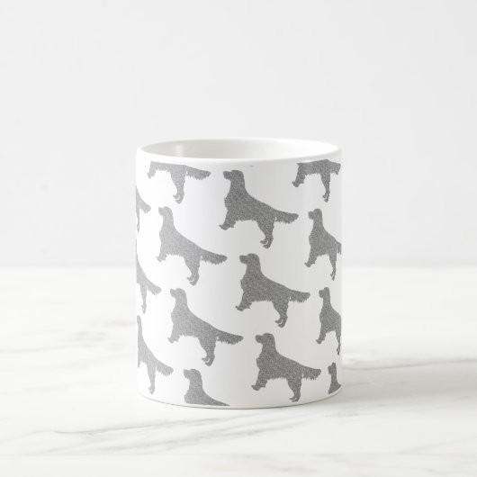 Mug Parties scintillant Silver Golden Retriever Motif (Centre)