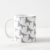 Mug Parties scintillant Silver Golden Retriever Motif (Gauche)