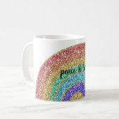 Mug Parties scintillant Sparkle Gold Rainbow (Devant gauche)